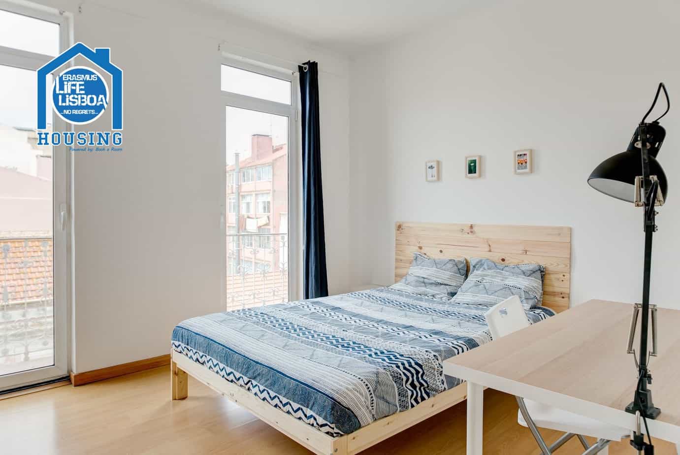 Airy Double Room 5 with Modern Touch in Arroios em Arroios, lisboa – foto 5 de 17