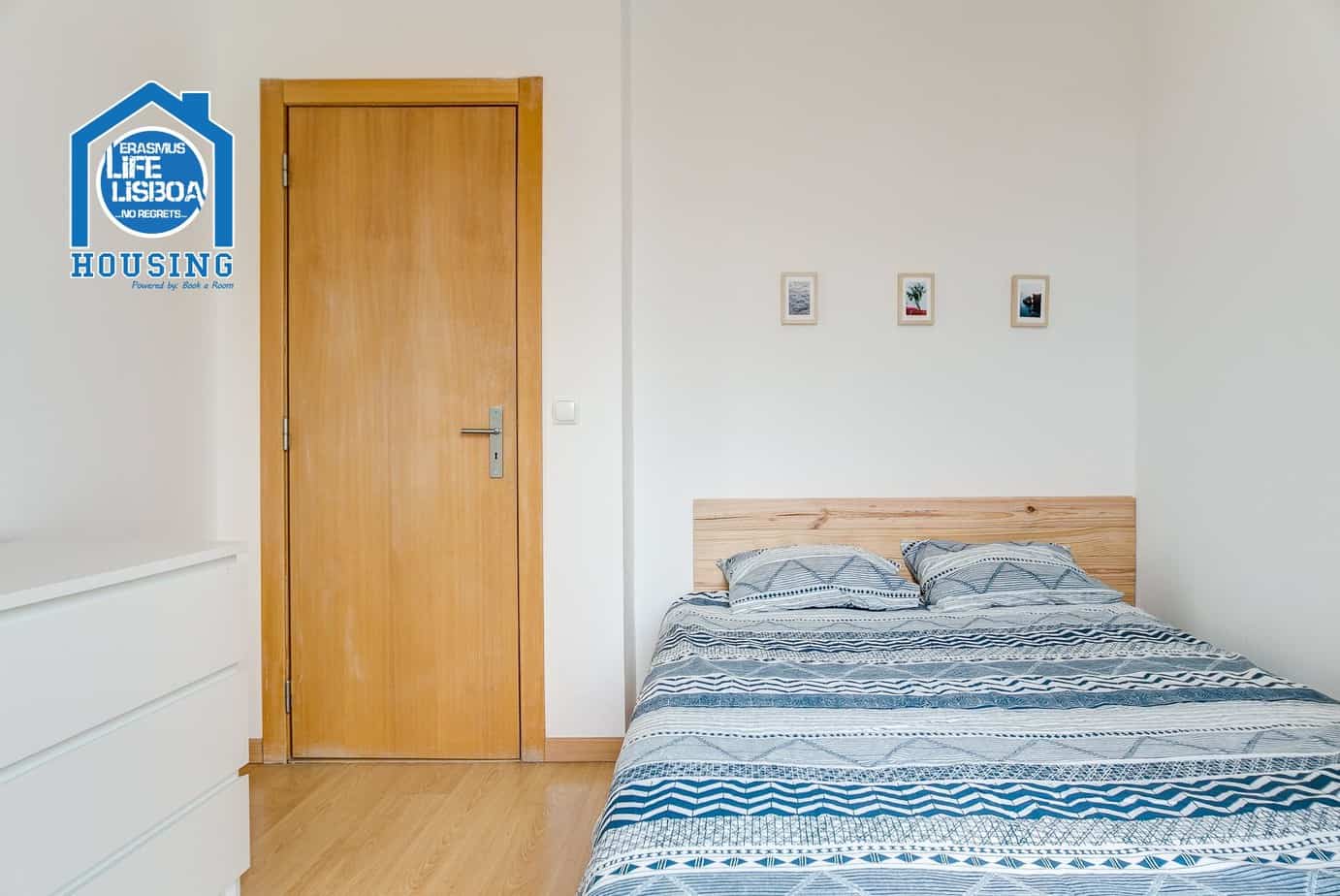 Bright Double Room 4 with Natural Light & Study Space em lisboa – foto 1 de 4
